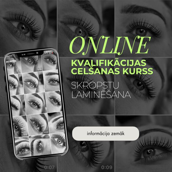 ONLINE KURSS SKROPSTU LAMINEŠANA. Kvalifikācijas celšana
